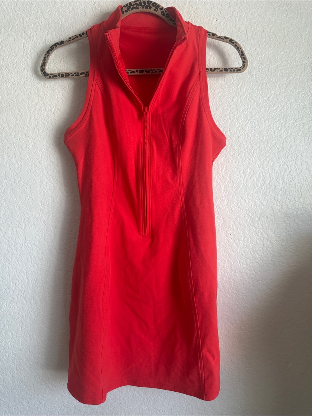 ALO Yoga Tennis Red/Orange Alosoft Carefree Half Zip
